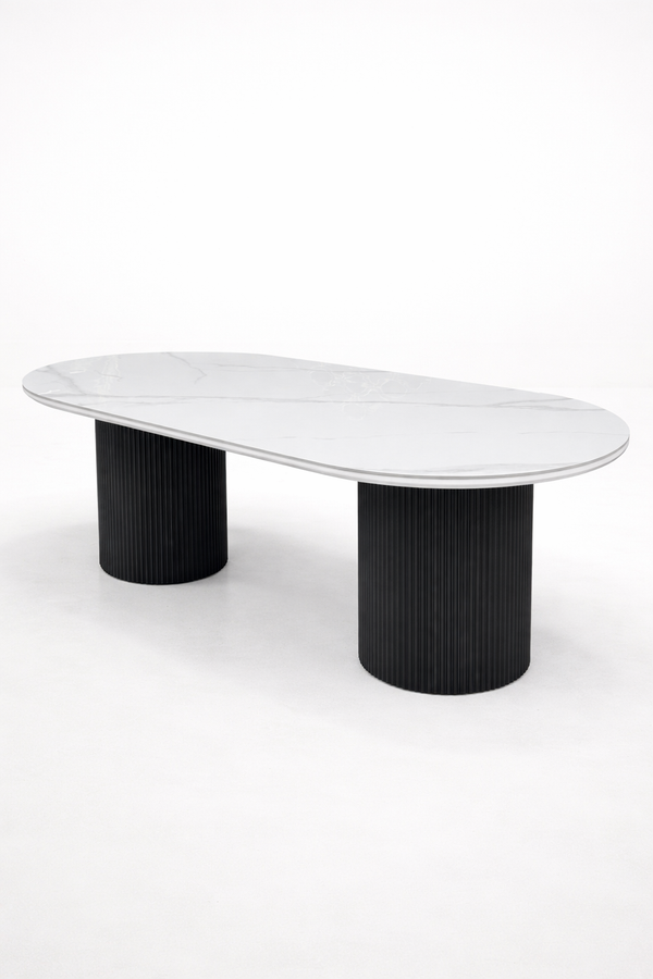 Table à Manger Sihem Ovale 180 cm – Céramique & Marbre