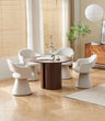 Table Ronde 110 cm – Effet Noyer