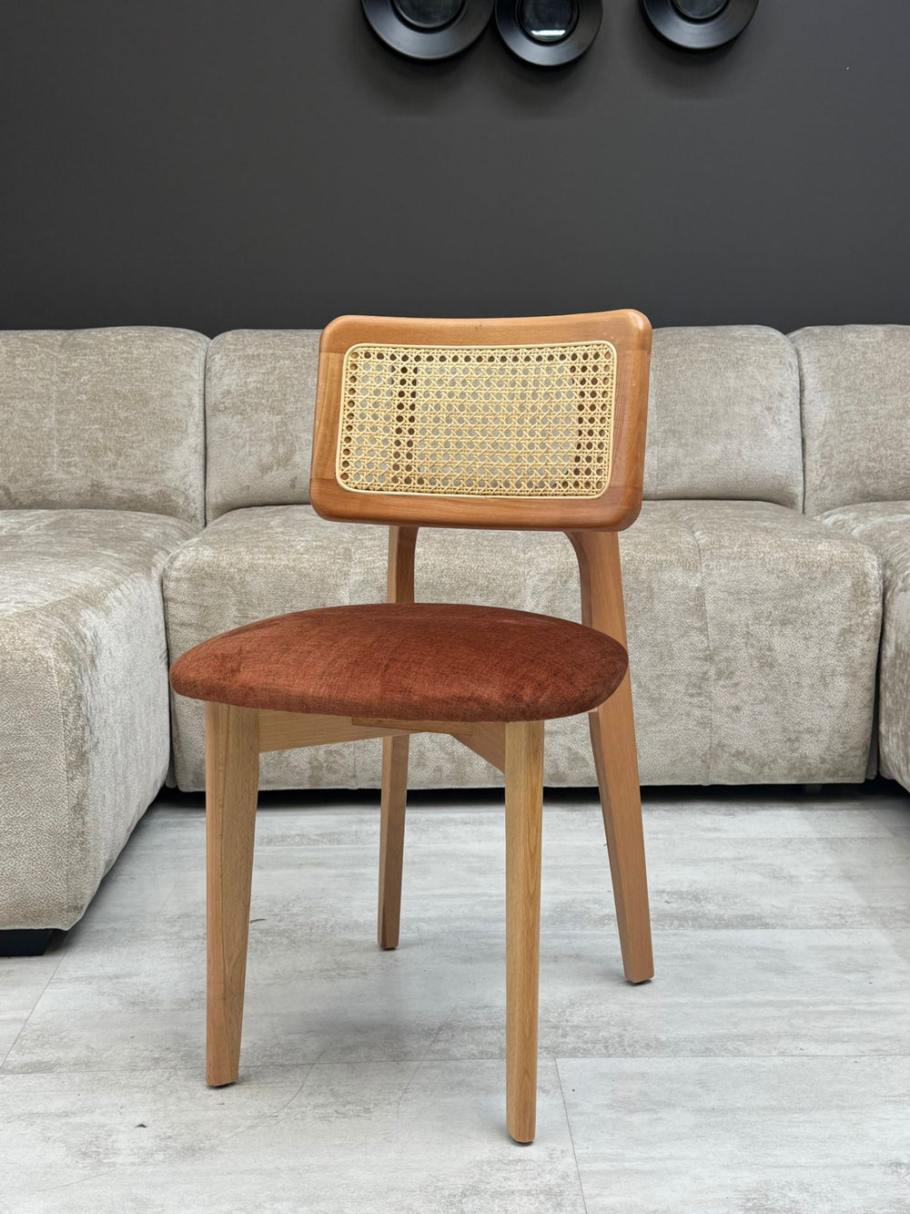 Lot de 2 chaises bois et cannage – Esprit naturel chic