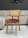 Lot de 2 chaises bois et cannage – Esprit naturel chic