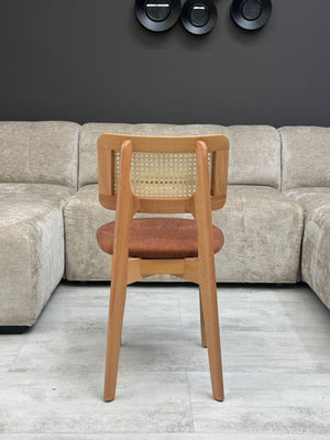Lot de 2 chaises bois et cannage – Esprit naturel chic