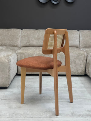 Lot de 2 chaises bois et cannage – Esprit naturel chic
